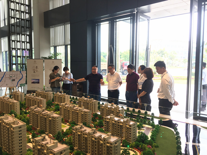 衢州市住建局副局長錢志生調研華都&middot;天元府